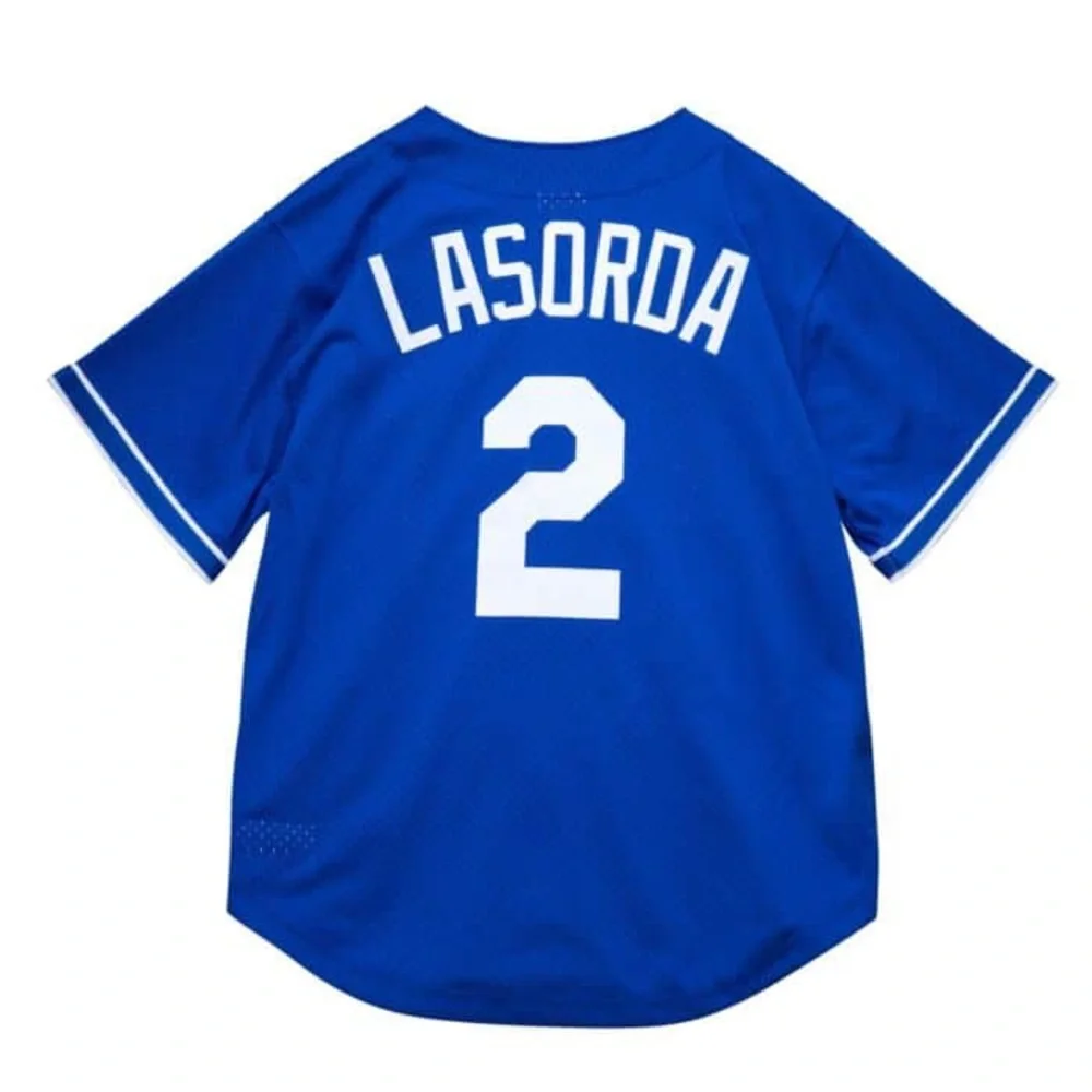 Authentic Tommy Lasorda Los Angeles Dodgers 1995 Button Front Jersey - Picture 2 of 3